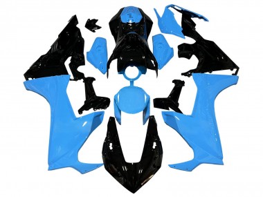 2017-2024 Honda CBR1000RR Motorcycle Fairings - Blue Glossy Black Canada