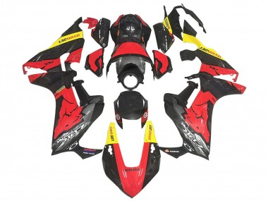 2017-2024 Honda CBR1000RR Motorcycle Fairings - Red Yellow Black Carbon Fiber Canada