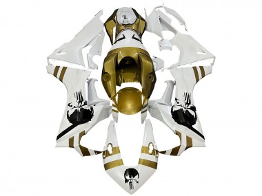 2017-2024 Honda CBR1000RR Motorcycle Fairings - White Dark Gold Canada