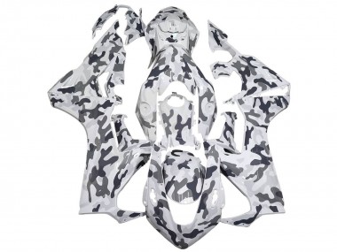2017-2024 Honda CBR1000RR Motorcycle Fairings - White Grey Camouflage Canada