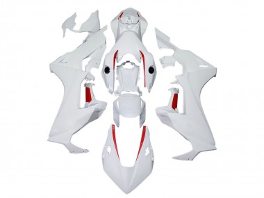 2017-2024 Honda CBR1000RR Motorcycle Fairings - White with Red Line Canada