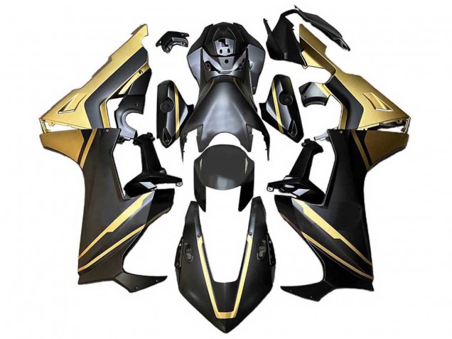 2017-2024 Honda CBR1000RR Motorcycle Fairing - Gold Matte Black Canada