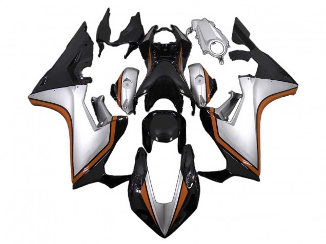 2017-2024 Honda CBR1000RR Motorcycle Fairings - Silver Orange Glossy Black Canada