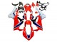 2017-2024 Honda CBR1000RR Motorcycle Fairing Kits - White Red Blue Canada