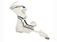 2017-2024 Honda CBR1000RR Motorcycle Fairings - White with Black Stripe Fireblade Canada