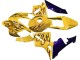 2003-2004 Honda CBR600RR Motorcycle Fairings - Yellow Black Flame Canada
