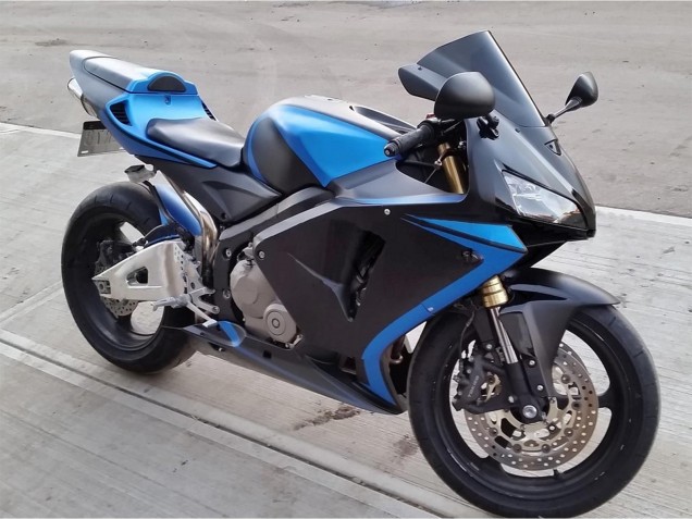 2005-2006 Honda CBR600RR Motorcycle Fairings - Black Blue Canada