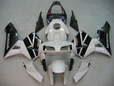 2005-2006 Honda CBR600RR Motorcycle Fairings - Black White Racing Canada