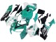 2005-2006 Honda CBR600RR Motorcycle Fairings - Light Green White Glossy Black Joe Rocket Canada