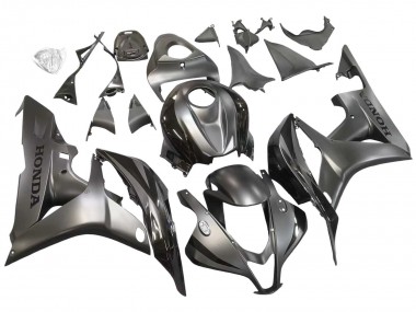 2007-2008 Honda CBR600RR Motorcycle Fairing - Silver Glossy Black Canada
