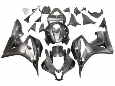2007-2008 Honda CBR600RR Motorcycle Fairing - Silver Glossy Black Canada