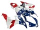 2007-2008 Honda CBR600RR Motorcycle Fairings - White Blue Red Star Canada