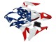 2007-2008 Honda CBR600RR Motorcycle Fairings - White Blue Red Star Canada