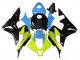 2007-2008 Honda CBR600RR Motorcycle Fairings - Blue Yellow Glossy Black Canada