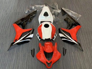 2007-2008 Honda CBR600RR Motorcycle Fairing Kits - White Red Glossy Black Canada