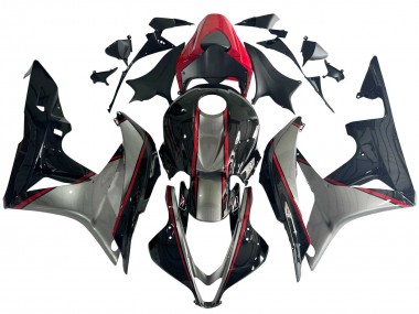 2007-2008 Honda CBR600RR Motorcycle Fairings - Silver Red Glossy Black Canada