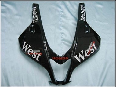 2007-2008 Honda CBR600RR Motorcycle Fairings - Glossy Black White West Canada