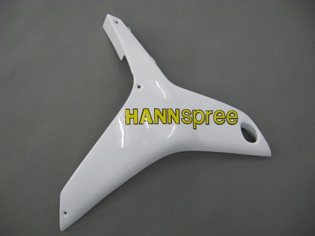 2007-2008 Honda CBR600RR Motorcycle Fairings - White Green Yellow Glossy Black Hannspree Canada