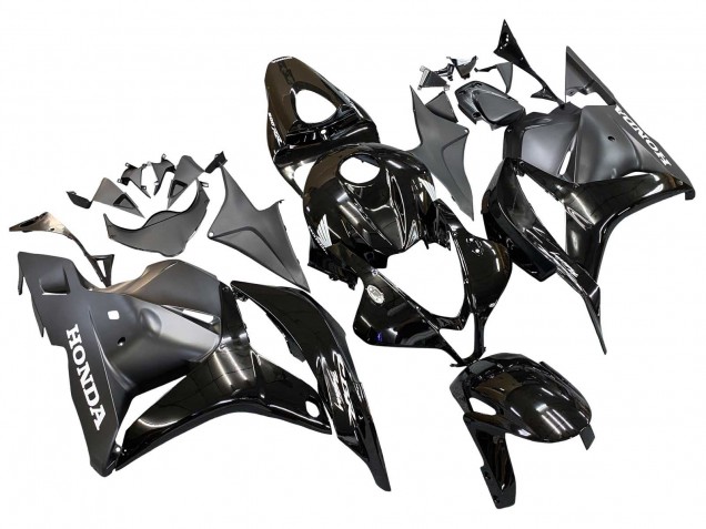 2009-2012 Honda CBR600RR Motorcycle Fairings - Glossy Black Matte Black Canada