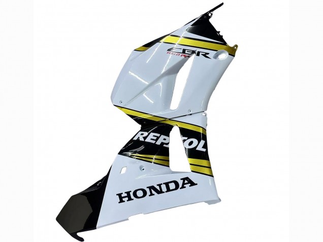 2013-2026 Honda CBR600RR Motorcycle Fairings - White Gold Glossy Black Repsol Canada