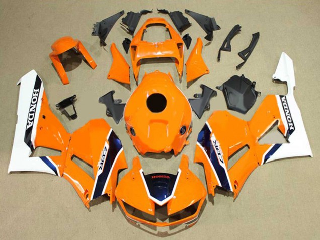 2013-2026 Honda CBR600RR Motorcycle Fairings - White Orange Dark Blue Canada