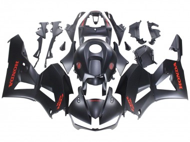 2013-2023 Honda CBR600RR Motorcycle Fairings - Matte Black Red Decals Canada