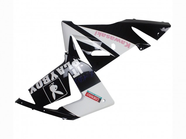 2004-2005 Kawasaki ZX10R Motorcycle Fairings - Black Pink White Playboy Motul Canada