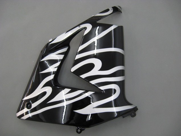 2004-2005 Kawasaki ZX10R Motorcycle Fairings - Black White Canada