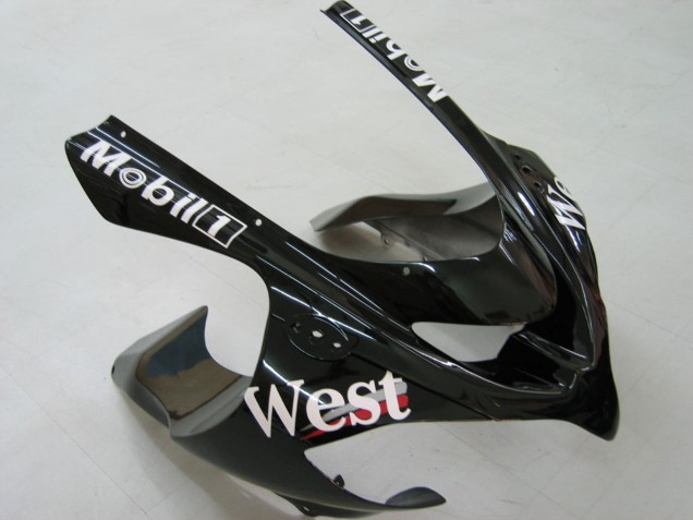 2004-2005 Kawasaki ZX10R Motorcycle Fairings - White Black West Ninja Canada