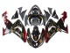 2006-2007 Kawasaki ZX10R Motorcycle Fairings - Black Red Gold BACARDI Canada