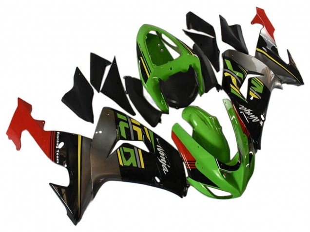 2006-2007 Kawasaki ZX10R Motorcycle Fairings - Green Grey Red Black Yellow Canada