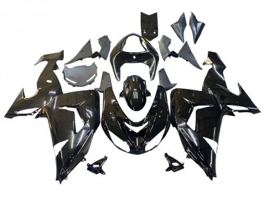 2006-2007 Kawasaki ZX10R Motorcycle Fairings - Glossy Black Canada