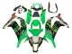 2011-2015 Kawasaki ZX10R Motorcycle Fairings - Green Yellow Black White Elf Monster Canada