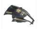 2011-2015 Kawasaki ZX10R Motorcycle Fairings - Matte Black Gold Snow Elf Canada