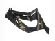 2011-2015 Kawasaki ZX10R Motorcycle Fairings - Matte Black Gold Snow Elf Canada