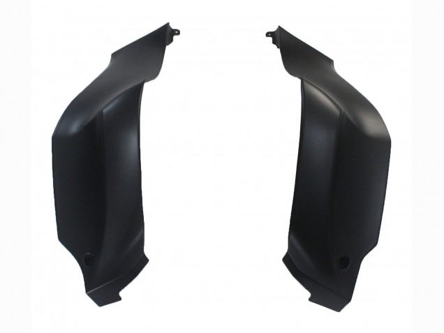 2011-2015 Kawasaki ZX10R Motorcycle Fairings - Matte Black Gold Snow Elf Canada