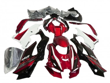 2021-2025 Kawasaki ZX10R Motorcycle Fairings - Red White Glossy Black Canada