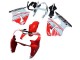 2000-2002 Kawasaki ZX6R Motorcycle Fairings - White Red Black Canada
