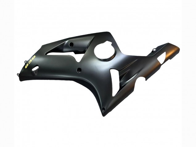 2003-2004 Kawasaki ZX6R Motorcycle Fairings - Matte Black Gold 636 Canada