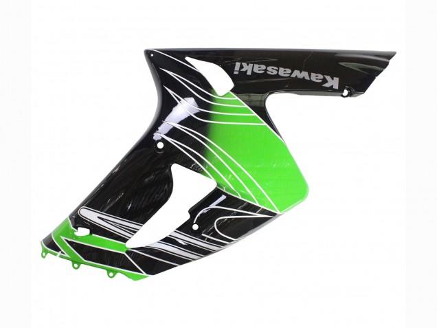 2003-2004 Kawasaki ZX6R Motorcycle Fairings - Green White Black Canada