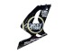 2003-2004 Kawasaki ZX6R Motorcycle Fairings - Glossy Black White Motul Lucky Strike Canada