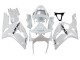 2003-2004 Kawasaki ZX6R Motorcycle Fairings - White Black Decals Canada