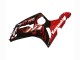 2003-2004 Kawasaki ZX6R Motorcycle Fairings - Glossy Black Red Flame Canada