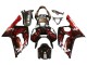 2003-2004 Kawasaki ZX6R Motorcycle Fairings - Glossy Black Red Flame Canada