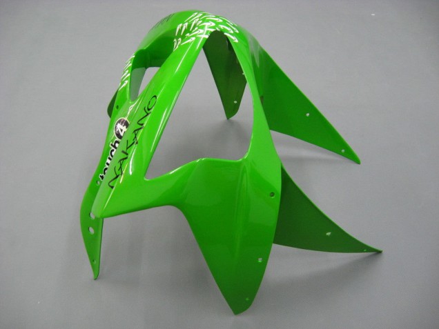 2003-2004 Kawasaki ZX6R Motorcycle Fairings - Green White Black Elf Bridgestone Canada