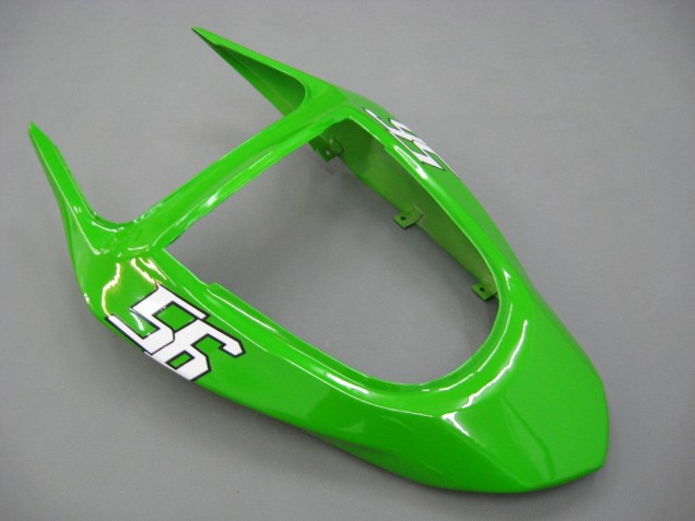 2003-2004 Kawasaki ZX6R Motorcycle Fairings - Green White Black Elf Bridgestone Canada