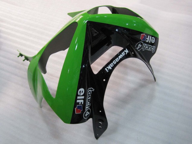 2003-2004 Kawasaki ZX6R Motorcycle Fairings - Green Black Elf Bridgestone Canada