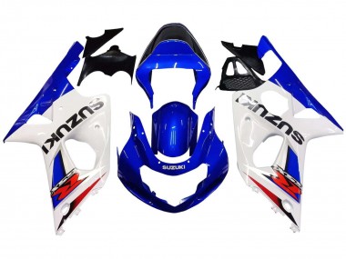 2000-2002 Suzuki GSXR1000 Motorcycle Fairings - White Blue Red Canada