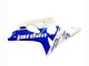 2000-2002 Suzuki GSXR1000 Motorcycle Fairings - White Blue Jordan 59 Canada