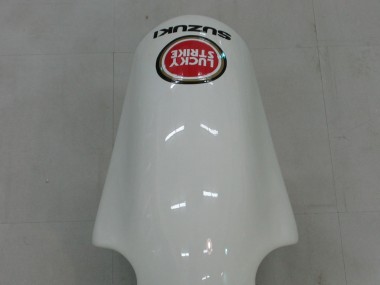 2000-2002 Suzuki GSXR1000 Motorcycle Fairings - White Red Lucky Strike Canada